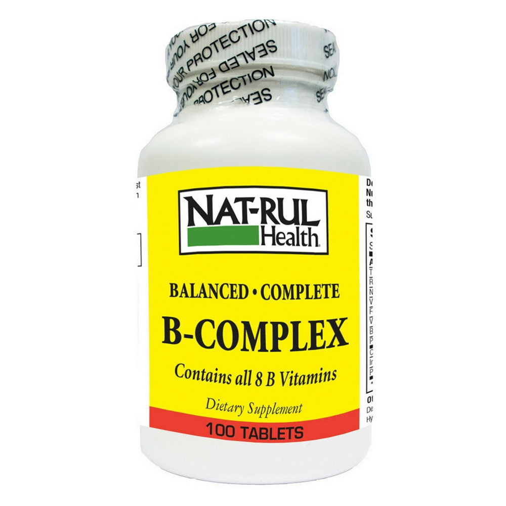 Nat-Rul B Complex Tablets - 100 Ea